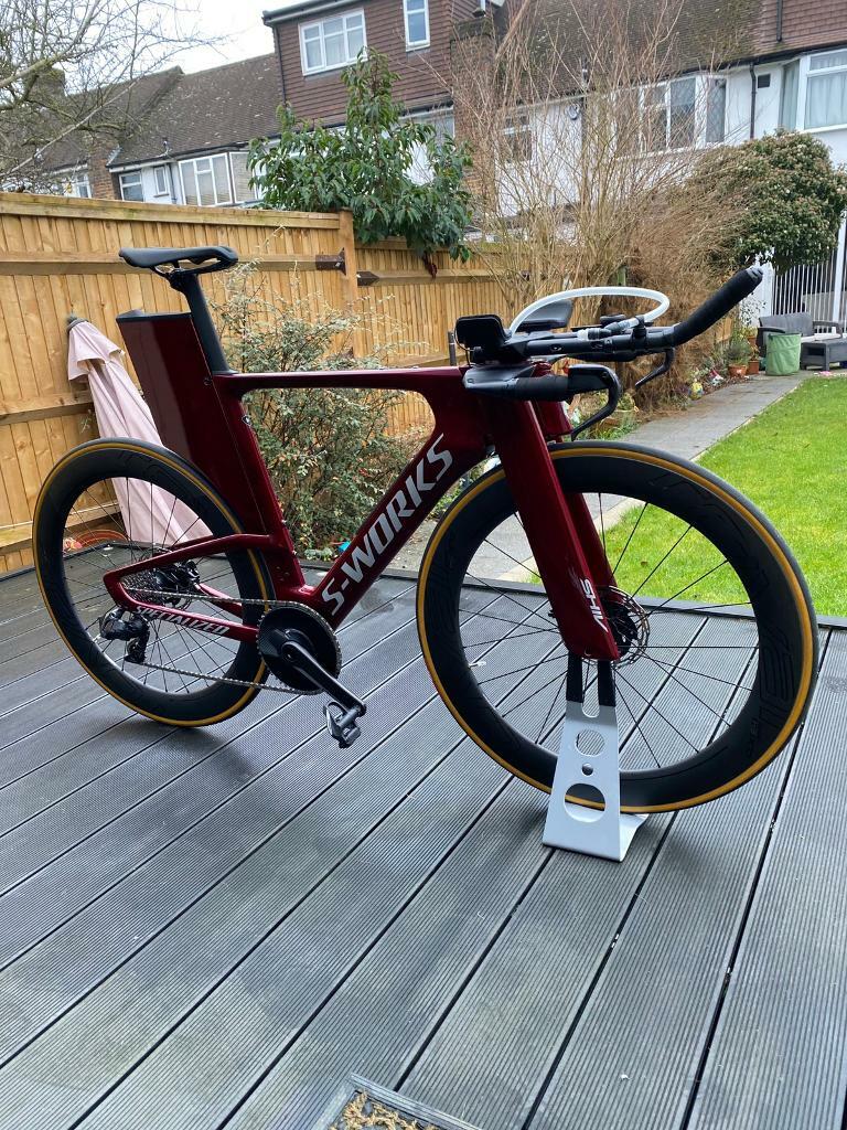 Specialized SWorks Shiv TT / Triathlon Red eTap 2020 Medium in Morden