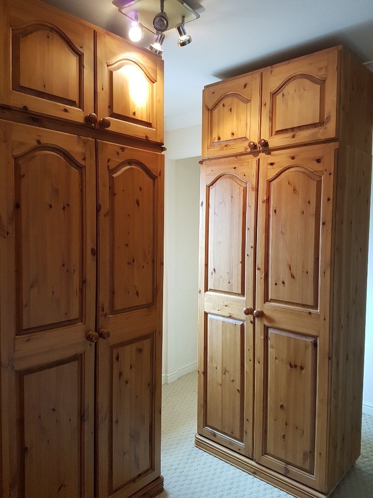Richmond Solid pine wardrobes with top box in Barry, Vale of
