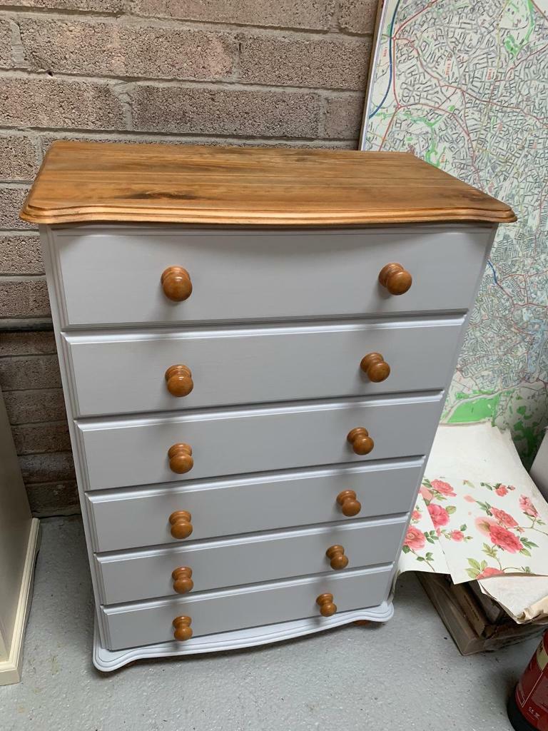 Grey Upcycled Chest of Drawer Bedroom Set in Mangotsfield, Bristol