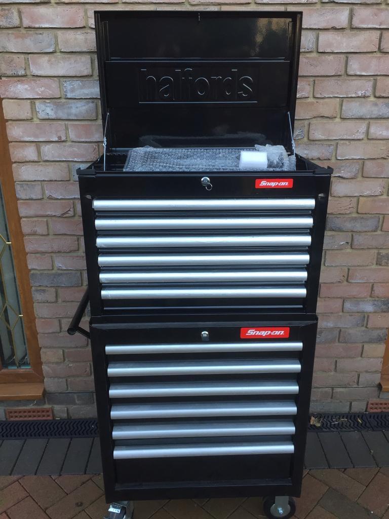 Halfords Industrial tool chest and top box in Swansea Gumtree
