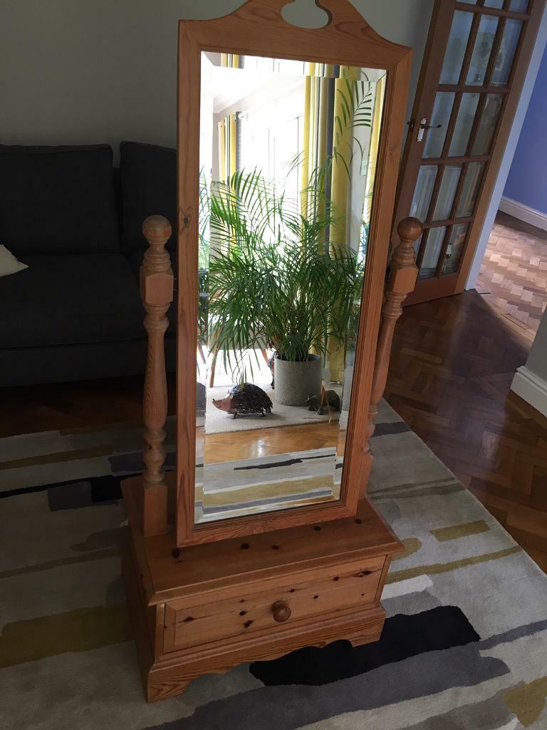 Free standing full length pine mirror in Llanishen, Cardiff Gumtree