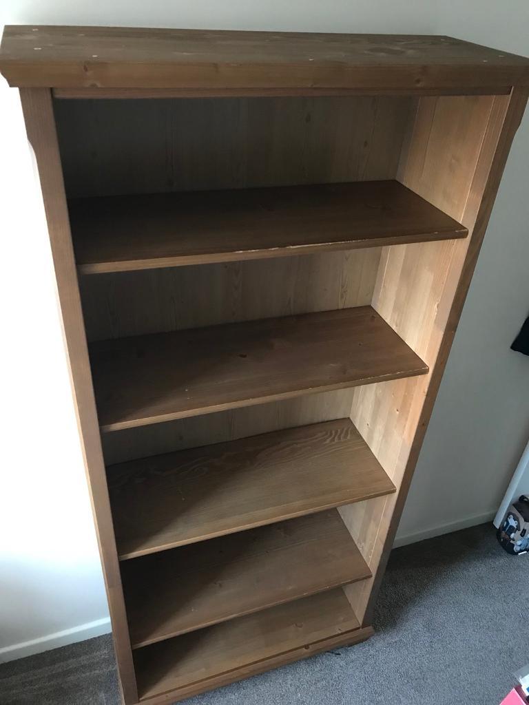 Second hand bookcase with five shelves in Melton Mowbray