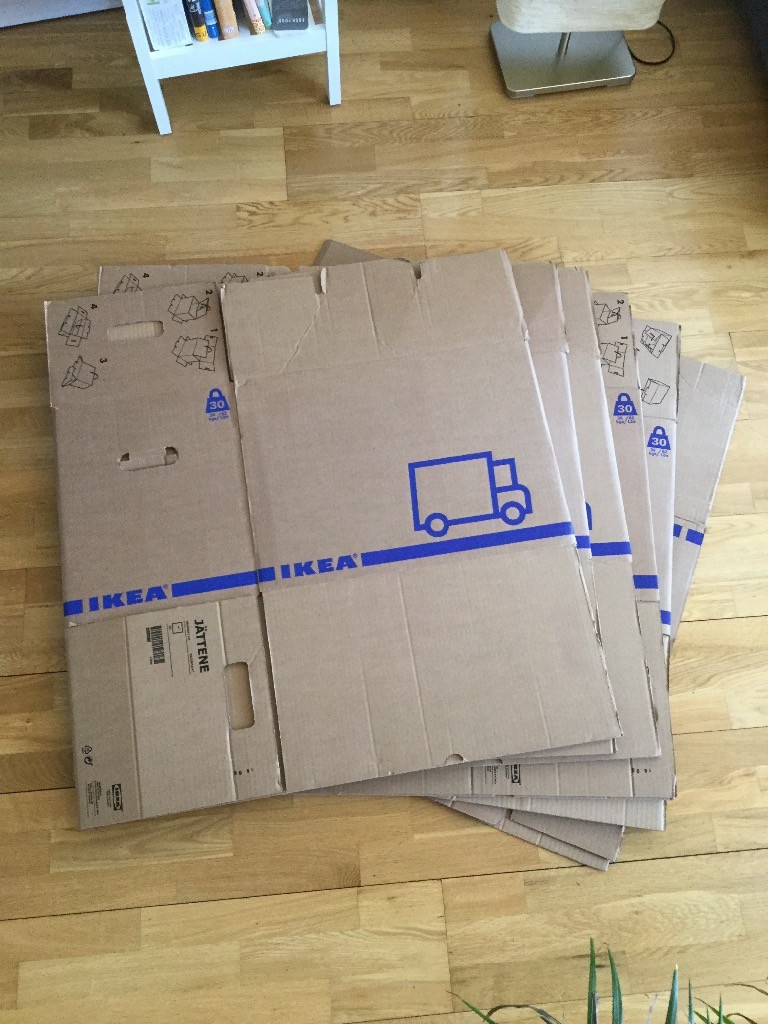 6 Ikea moving boxes in Mile End, London Gumtree