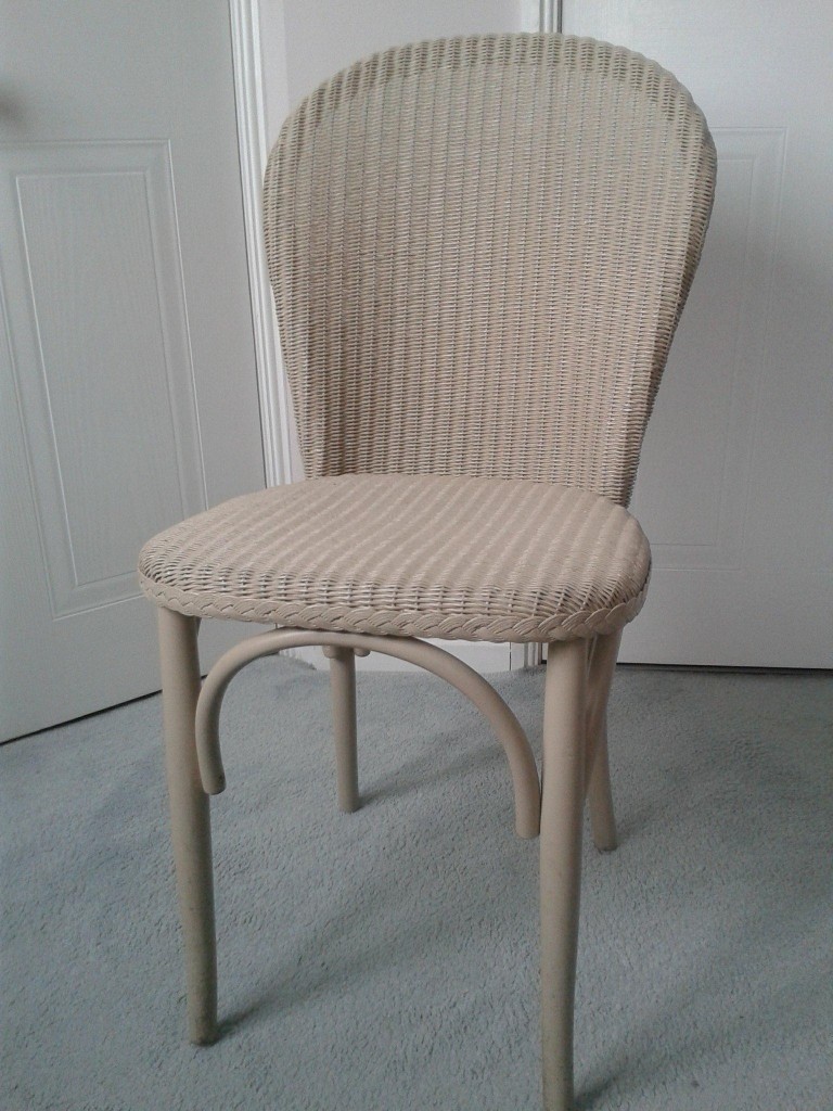 Original Lloyd Loom single weave back 'Bistro' chairs in Harrogate