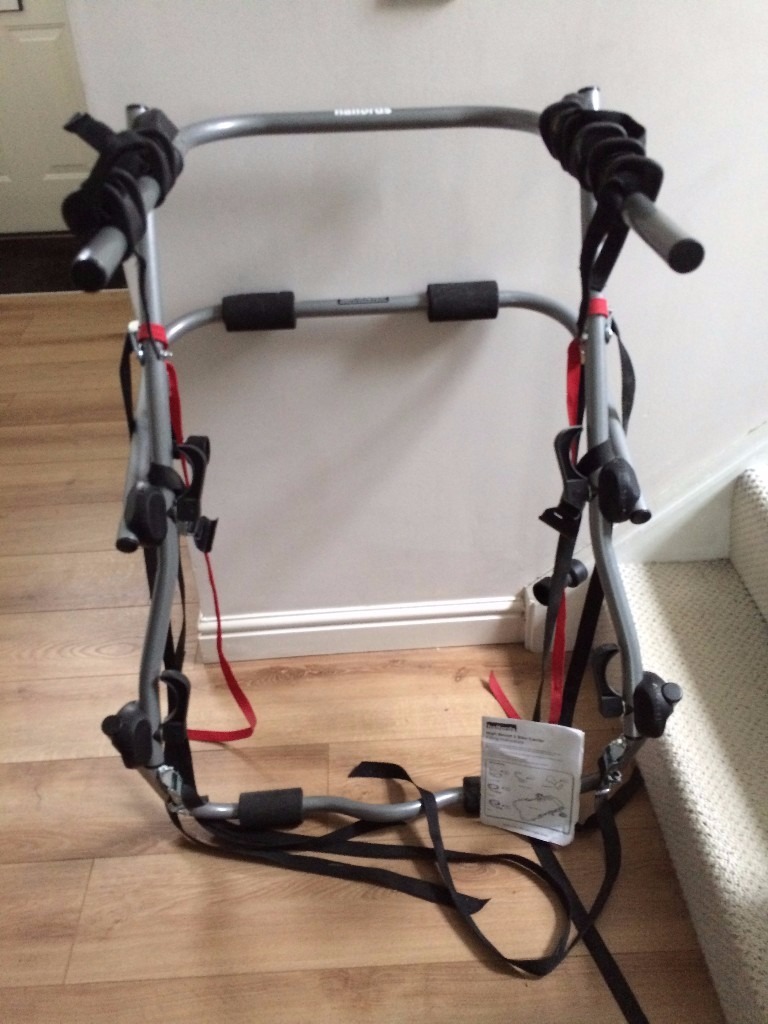 Halfords Rear High Mount 3 Bike Cycle Carrier with Instructions in