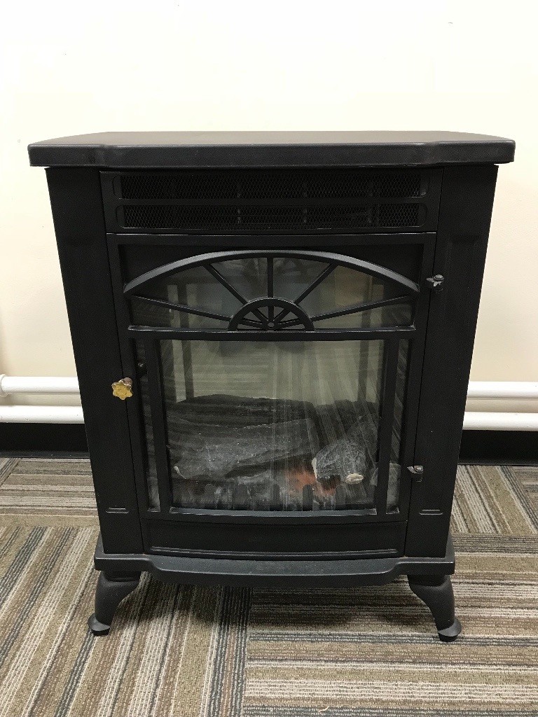 Black electric wood burner style heater in Launceston, Cornwall Gumtree