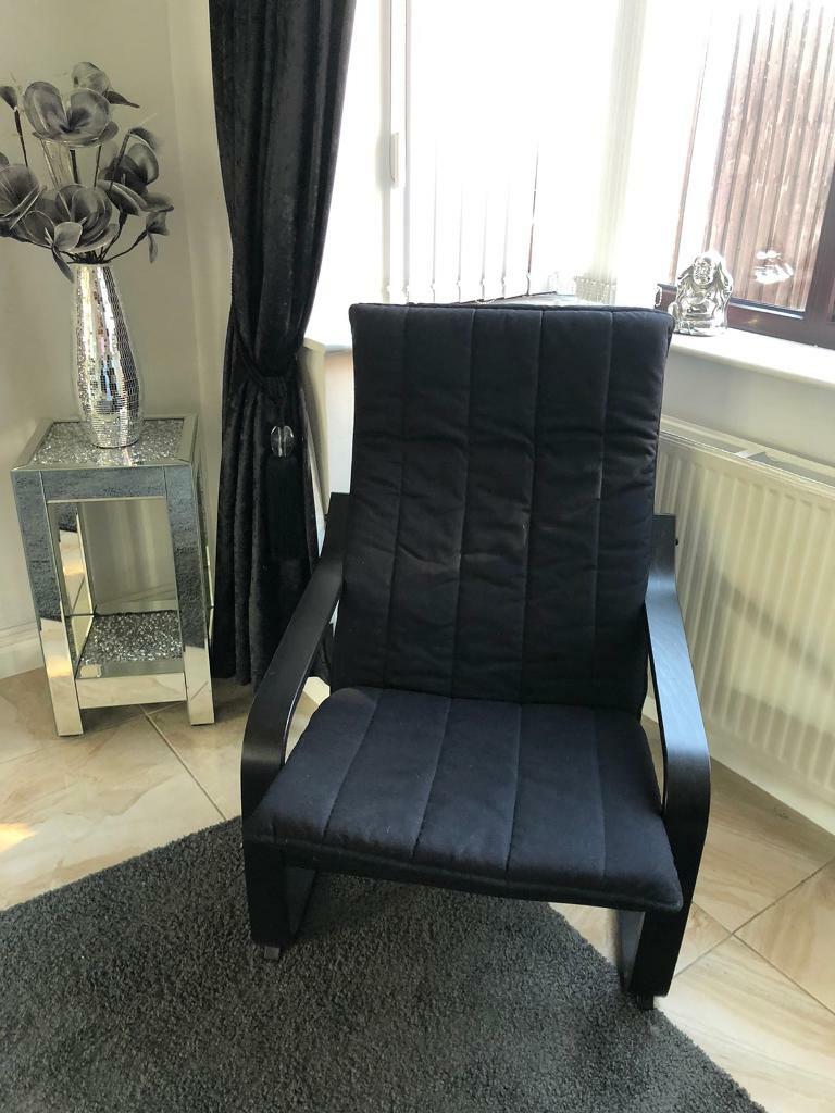 2 for sale Ikea Poang chair black immaculate gaming nursing comfortable