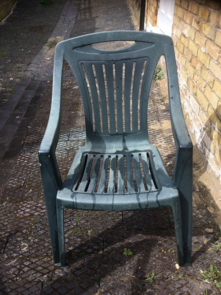 5 plastic garden chairs in Acton, London Gumtree
