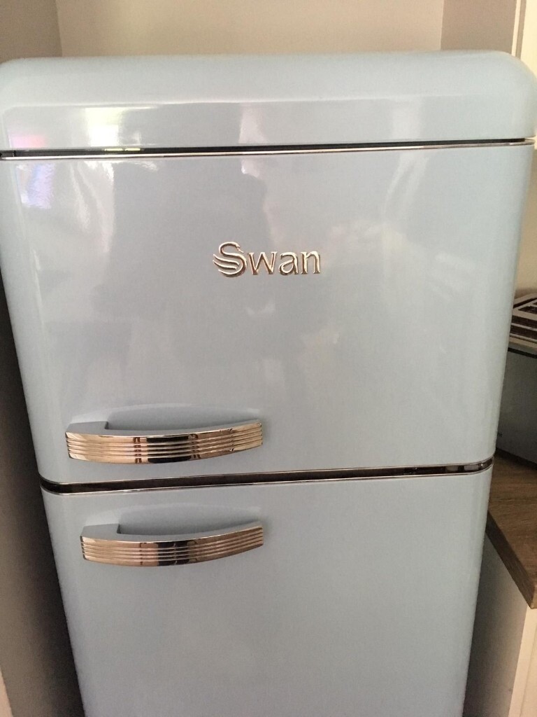 Swan, Baby Blue Retro Fridge Freezer in York, North Yorkshire Gumtree