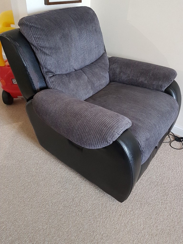 Grey Manual Recliner Chair | in Halesowen, West Midlands | Gumtree