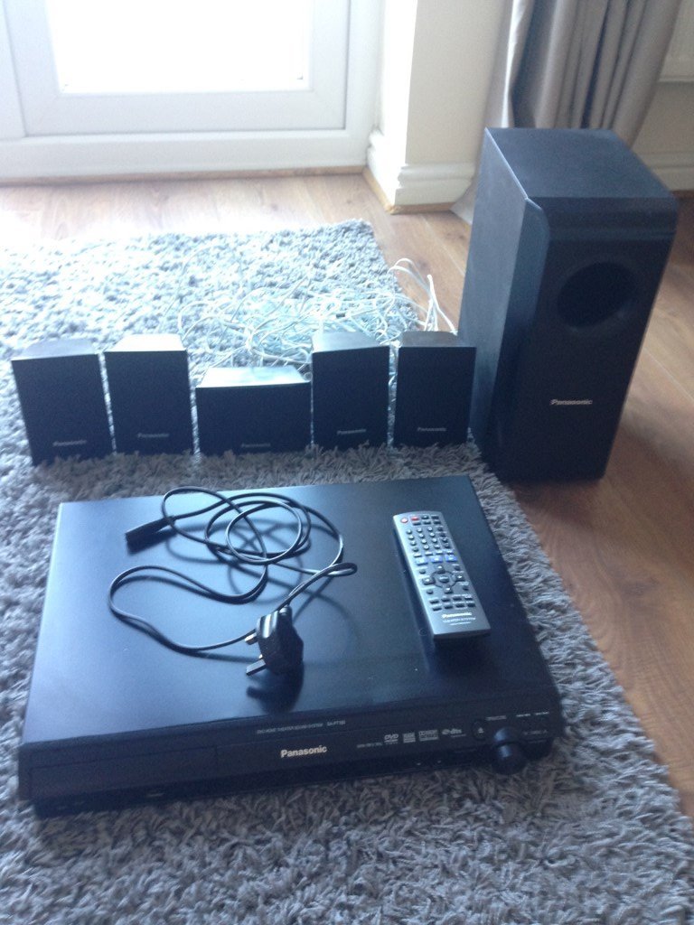 Panasonic SAPT160 DVD Home Theater 5.1 Surround Sound System in