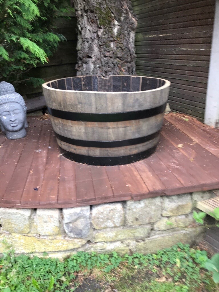 buy whiskey barrel planter