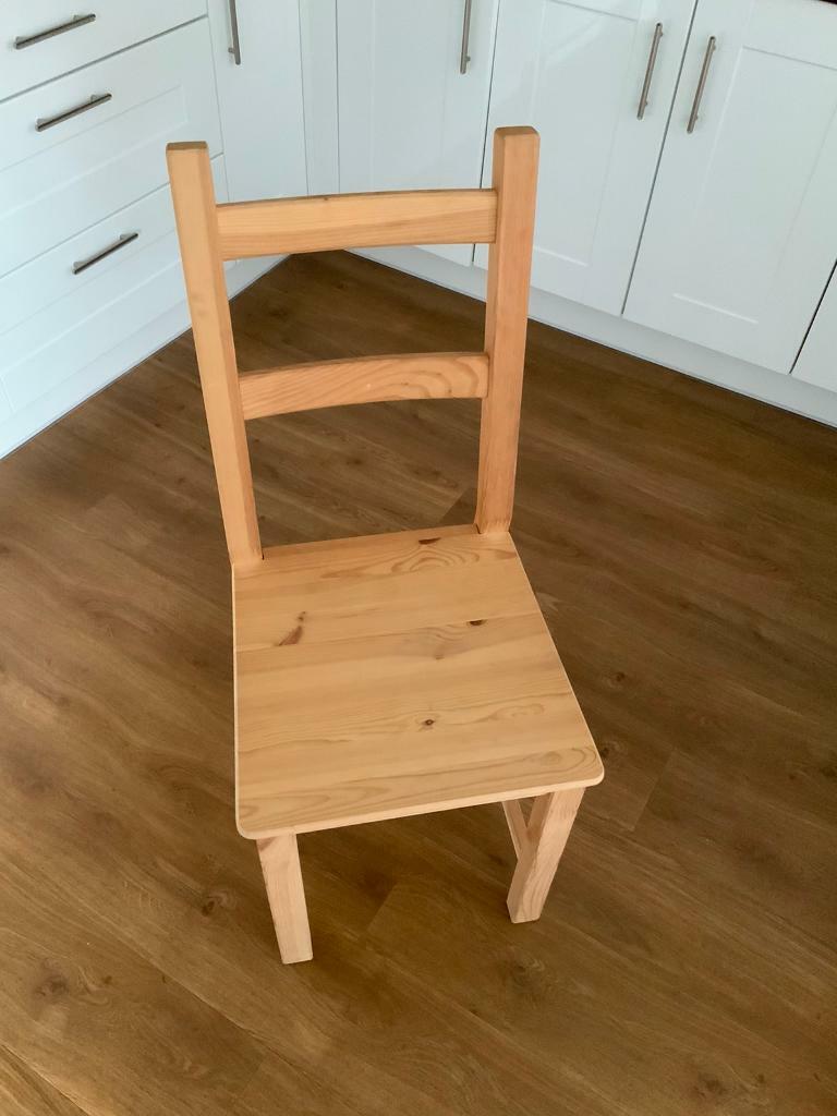 IKEA wooden chairs x4 | in Salisbury, Wiltshire | Gumtree