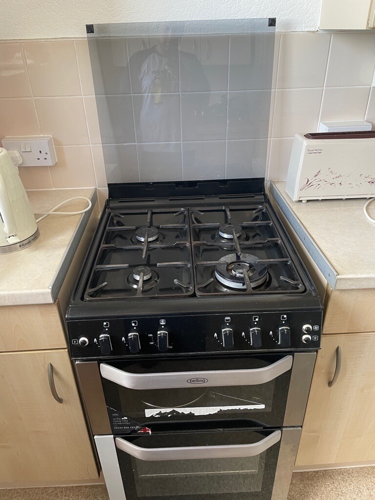 BELLING FREESTANDING 55CM GAS COOKER HOB AND OVEN FOR SALE UB1