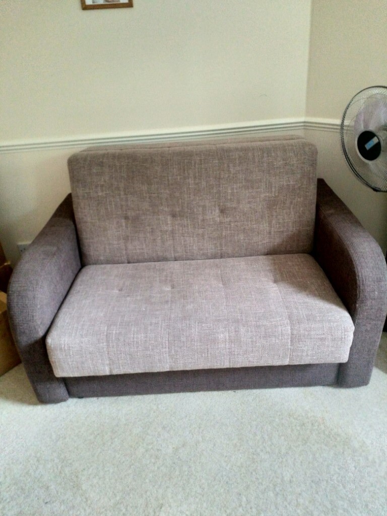 Good quality strong wood Sofa bed with storage in Camberley, Surrey