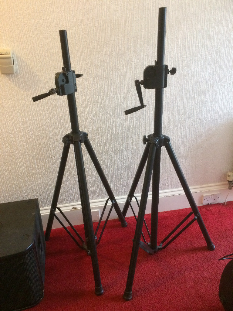 PAIR OF WIND UP SPEAKER STANDS in Ayr, South Ayrshire Gumtree