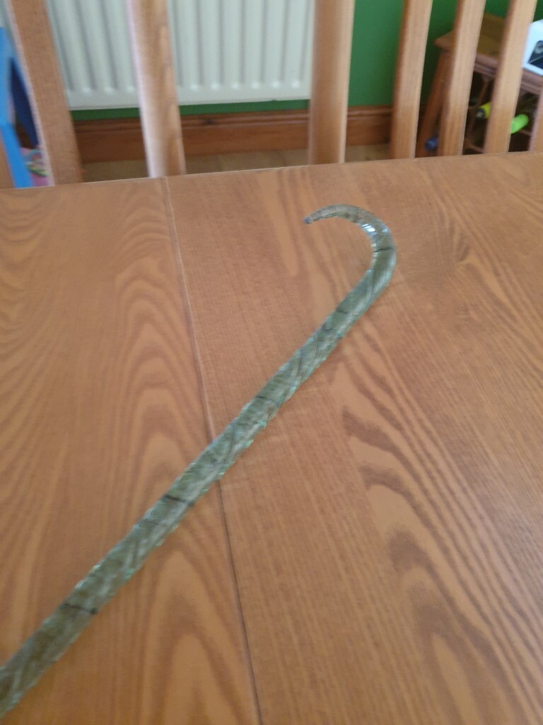 glass barley twist walking stick in Gainsborough, Lincolnshire Gumtree