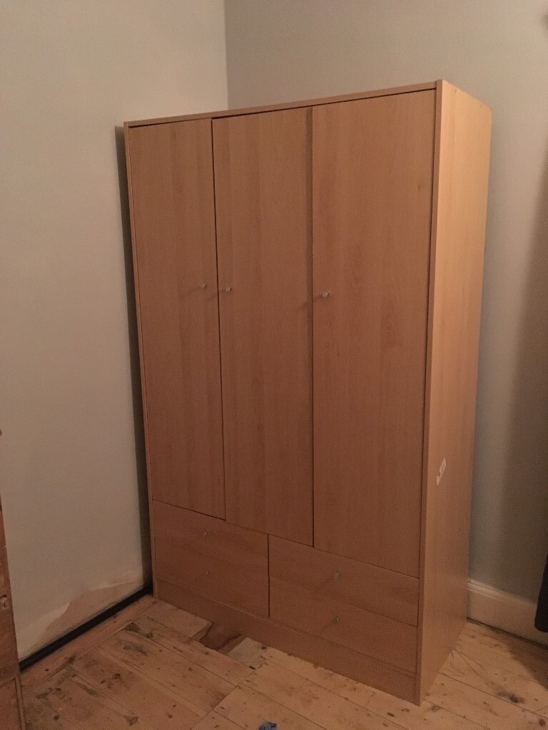 Argos Triple Wardrobe Pine Effect In Morpeth Northumberland