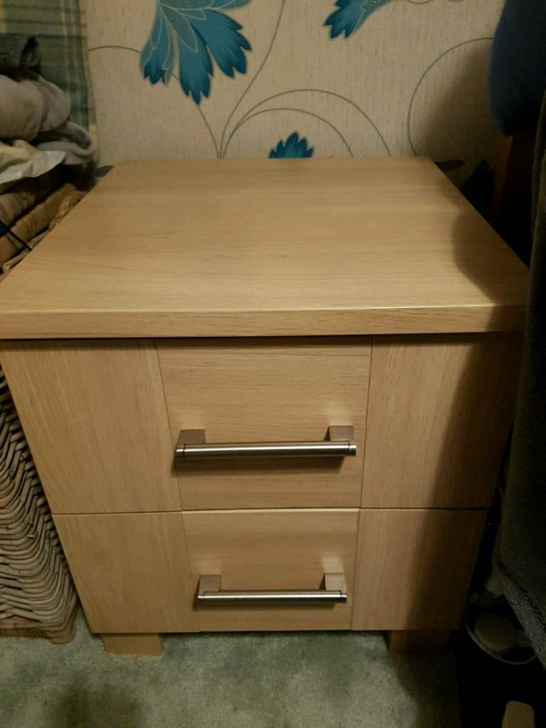 2 Bedside Table From Homebase In Pilton Edinburgh Gumtree