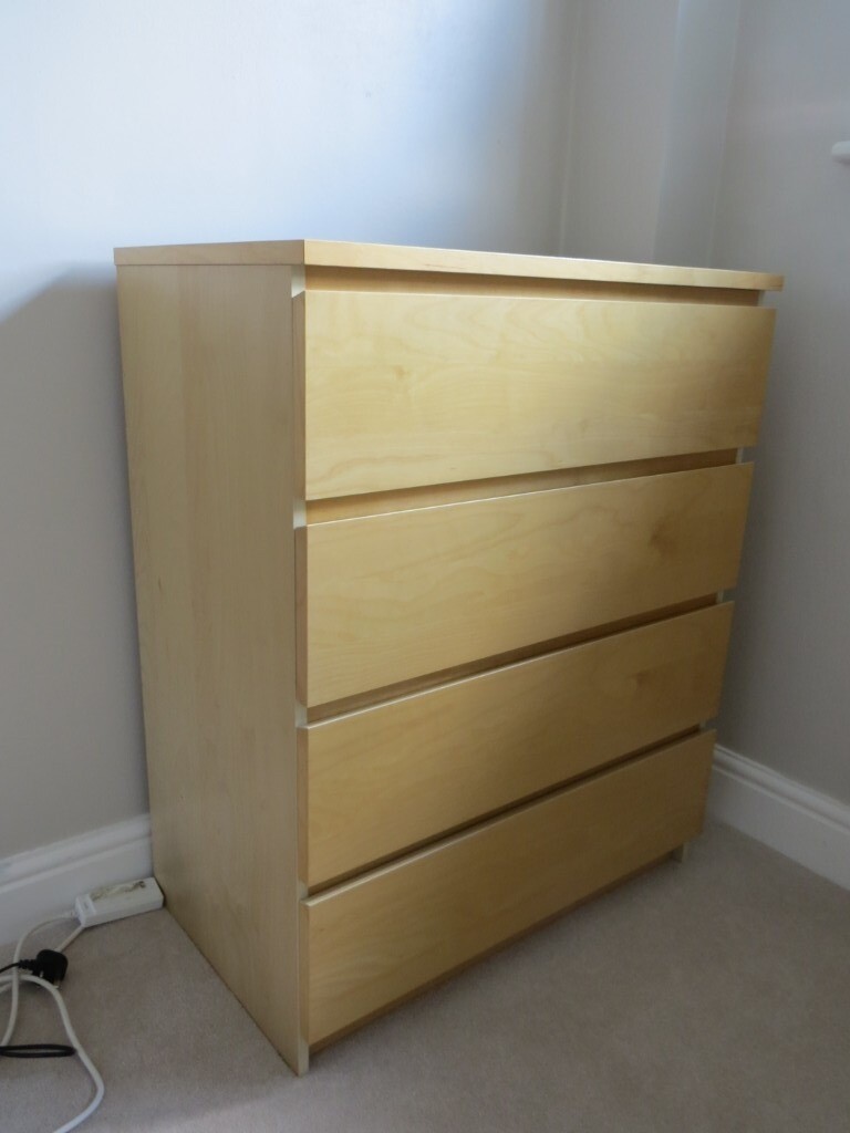 IKEA birch Malm chest of drawers in Colchester, Essex Gumtree