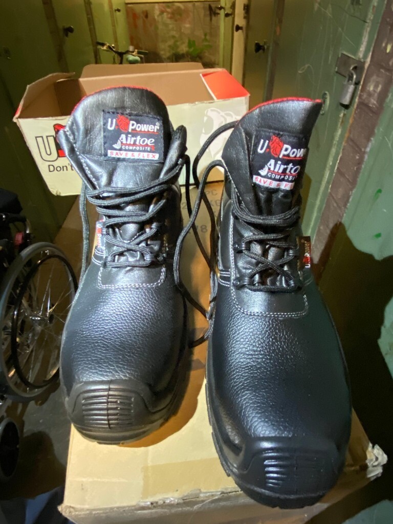 U Power Airtoe Save & Flex Composite Safety Work Boots UK 11 / EU 46
