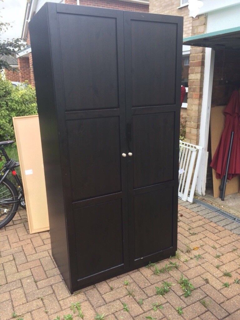  IKEA Hemnes wardrobe  dark brown in Burgess Hill West 