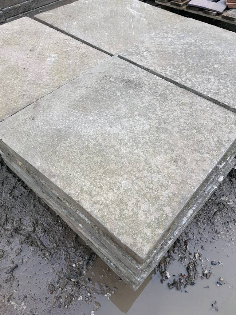 Reclaimed 2x2 Council Paving Slabs In Prudhoe Northumberland