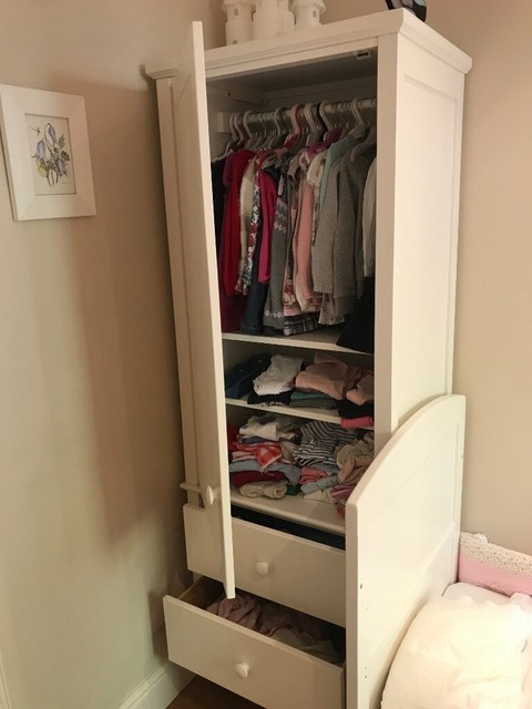 Kids Quality Solid Wood Single Wardrobe From M S Hastings Range