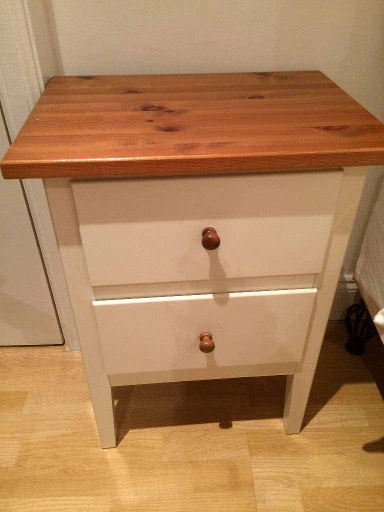 Ikea solid bedside chest of drawers in Edinburgh Gumtree