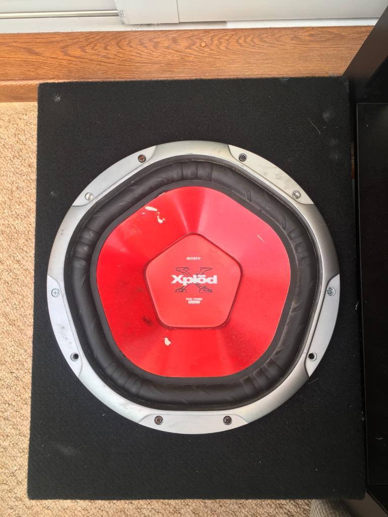 Sony Xplod Subwoofer (No amp just sub) in Wolverhampton, West