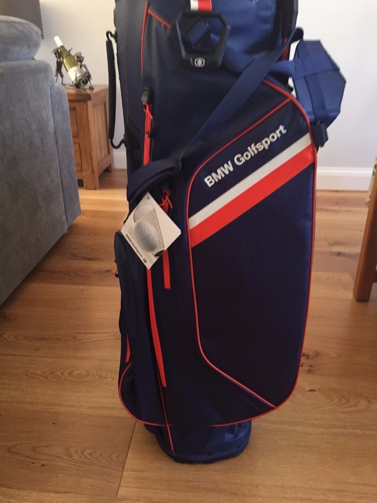 BMW Motorsport Ogio Waterproof Golf Carry Stand Bag Brand New and