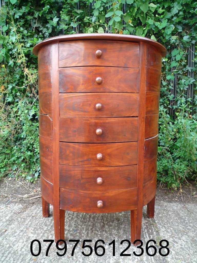 Half Round Semi Circle Chest Of Drawers