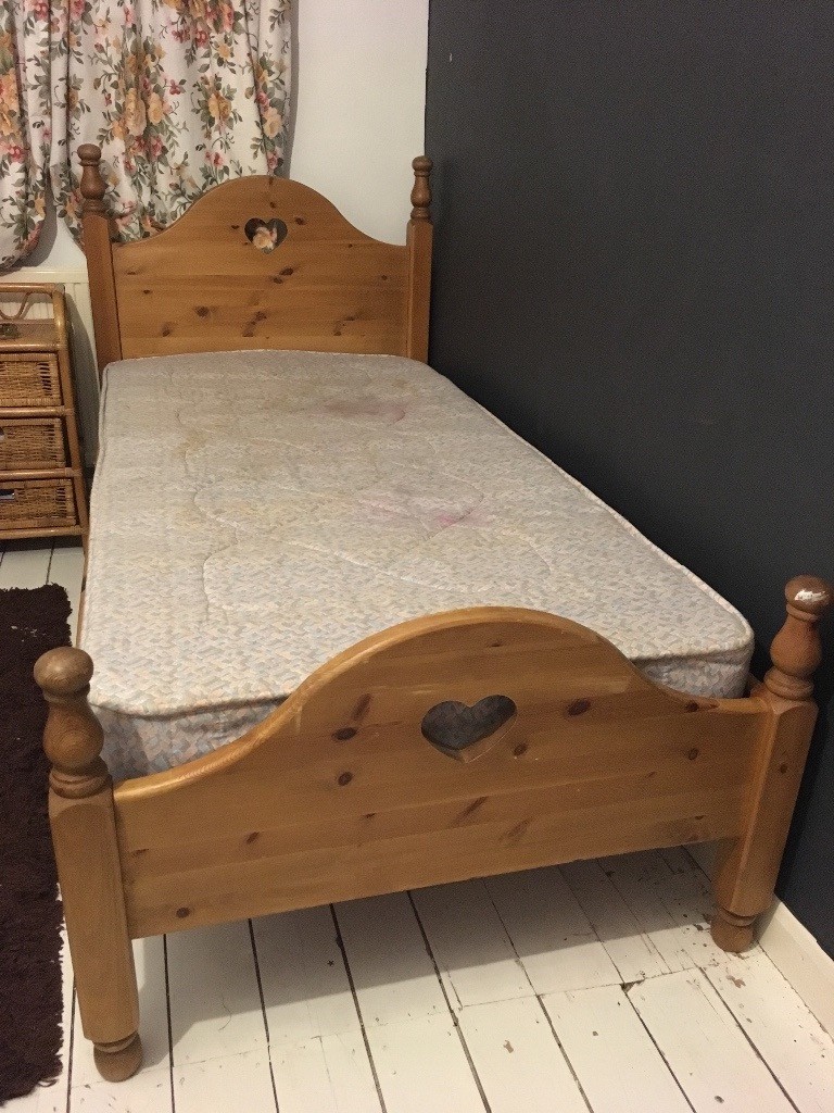 CHUNKY, SOLID PINE SINGLE BED in Diss, Norfolk Gumtree