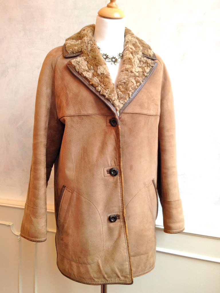 Vintage HEATONA Shearling Genuine Suede Sheepskin Winter Coat Tan ... Vintage HEATONA Shearling Genuine Suede Sheepskin Winter Coat Tan ...
