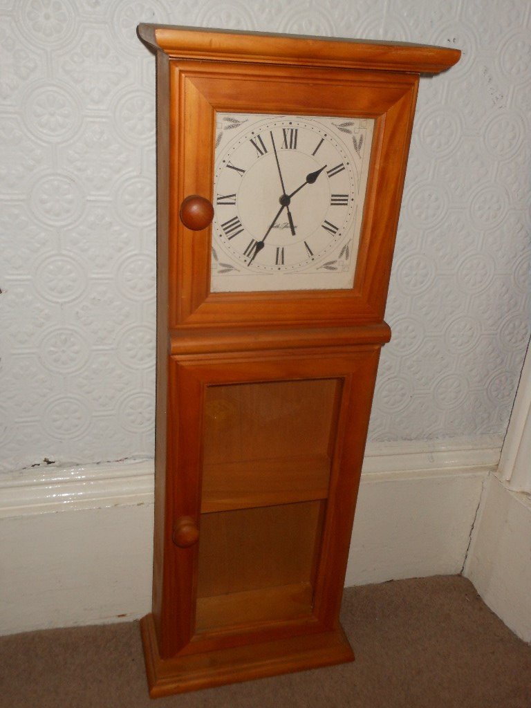 Pine battery wall clock Seth Thomas in Nairn, Highland Gumtree