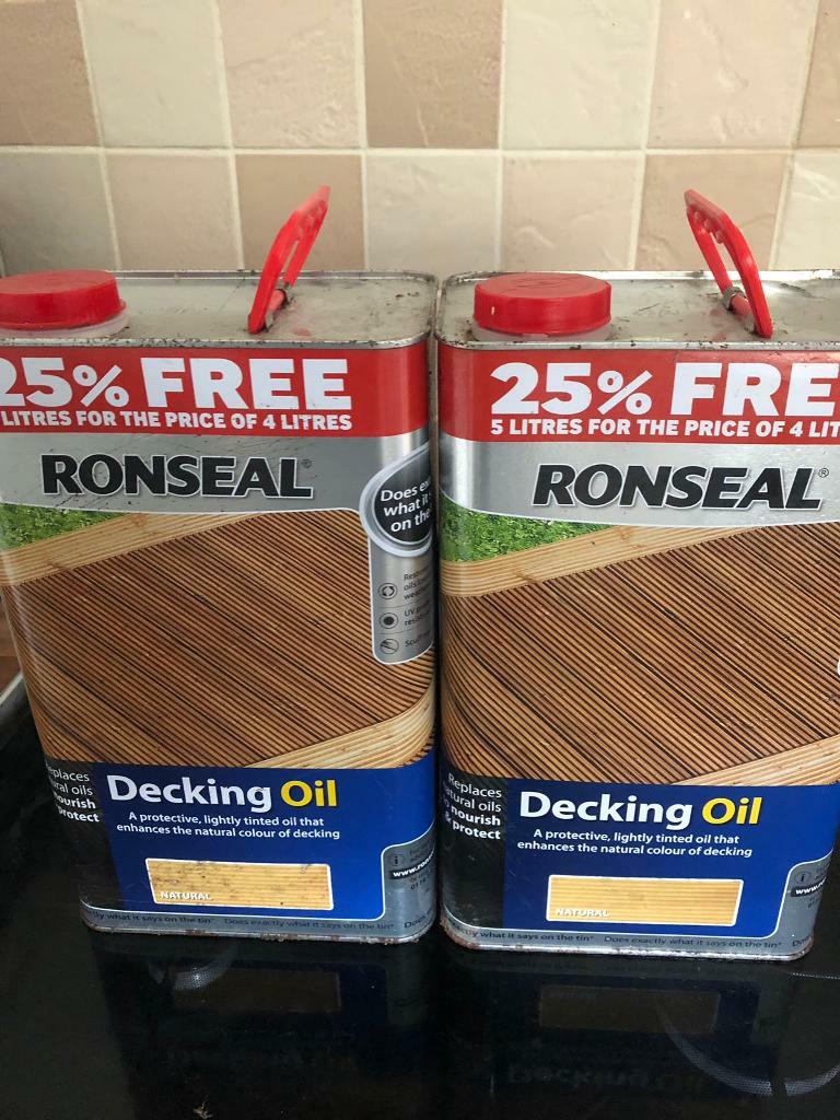 Ronseal decking oil 2 x 5litres in Sunderland, Tyne and Wear Gumtree