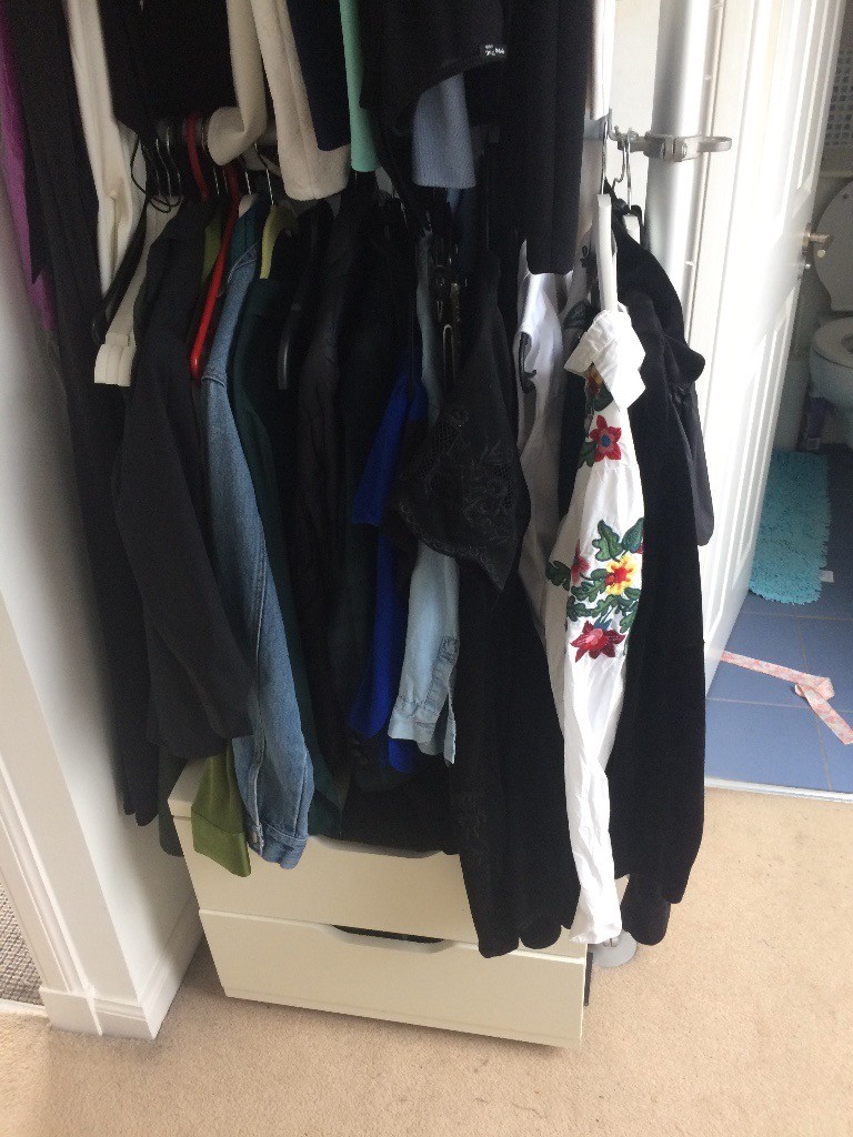 Ikea Stolmen Open Wardrobe Drawers Clothes Rails And Shelves