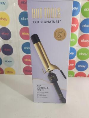 Hot Tools Signature Series Gold Curling Iron/Wand, 1.25 Inch. 1 1/4'' PLEASE READ