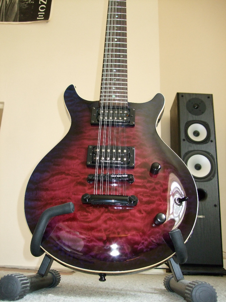 Mazeti 12 string electric guitar (PRS design) in West Bridgford