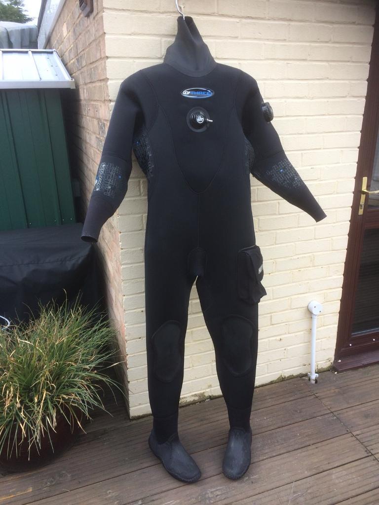 Large O’Three MSF500 Scuba Diving Drysuit in Poole, Dorset Gumtree