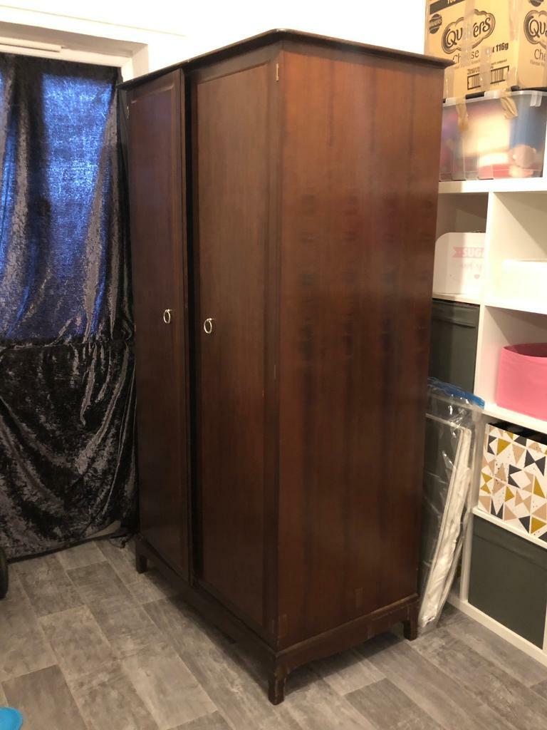 Freee Large Retro Vintage Solid Wood Wardrobe Upscale Project