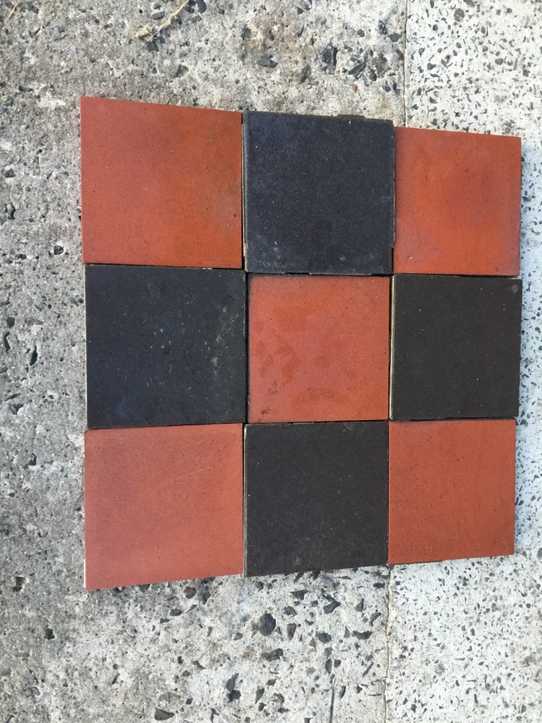 Reclaimed Victorian Circa 1875 Quarry Red Black Floor Tiles 6 X 6 Very Good Condition Circa 1875 In Ballymena County Antrim Gumtree