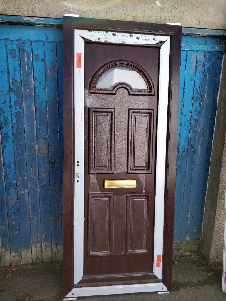 Dark brown upvc door in East Kilbride, Glasgow Gumtree