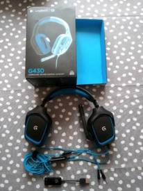 logitech g430 surround sound gaming headset 7 1pc ps4 xbox fortnite apex - fortnite surround sound ps4