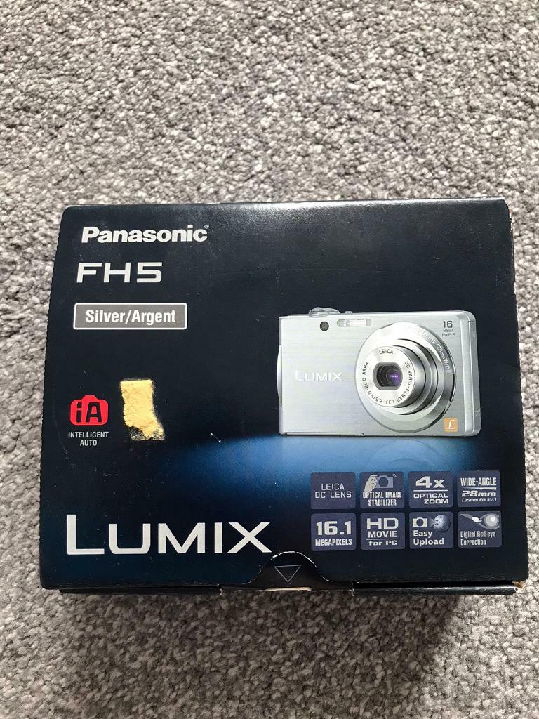 Panasonic Lumix FH5 digital silver camera 16 MP in Leicester