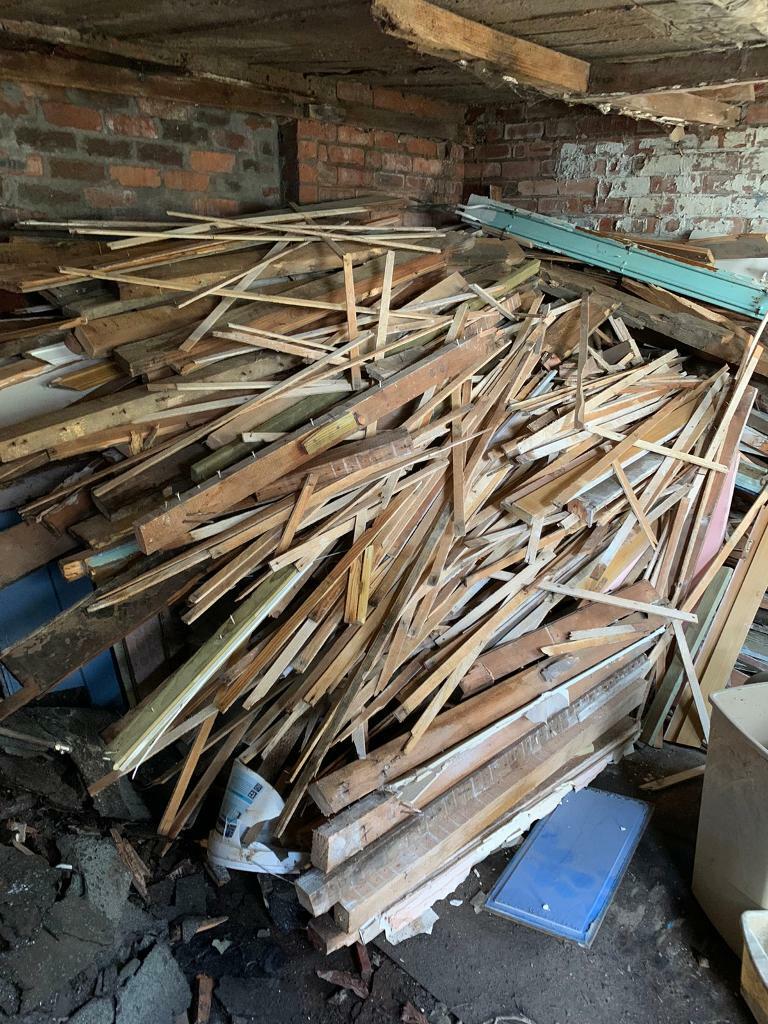 FREE Wood for Log Burner Allotment House in Ashington | in 