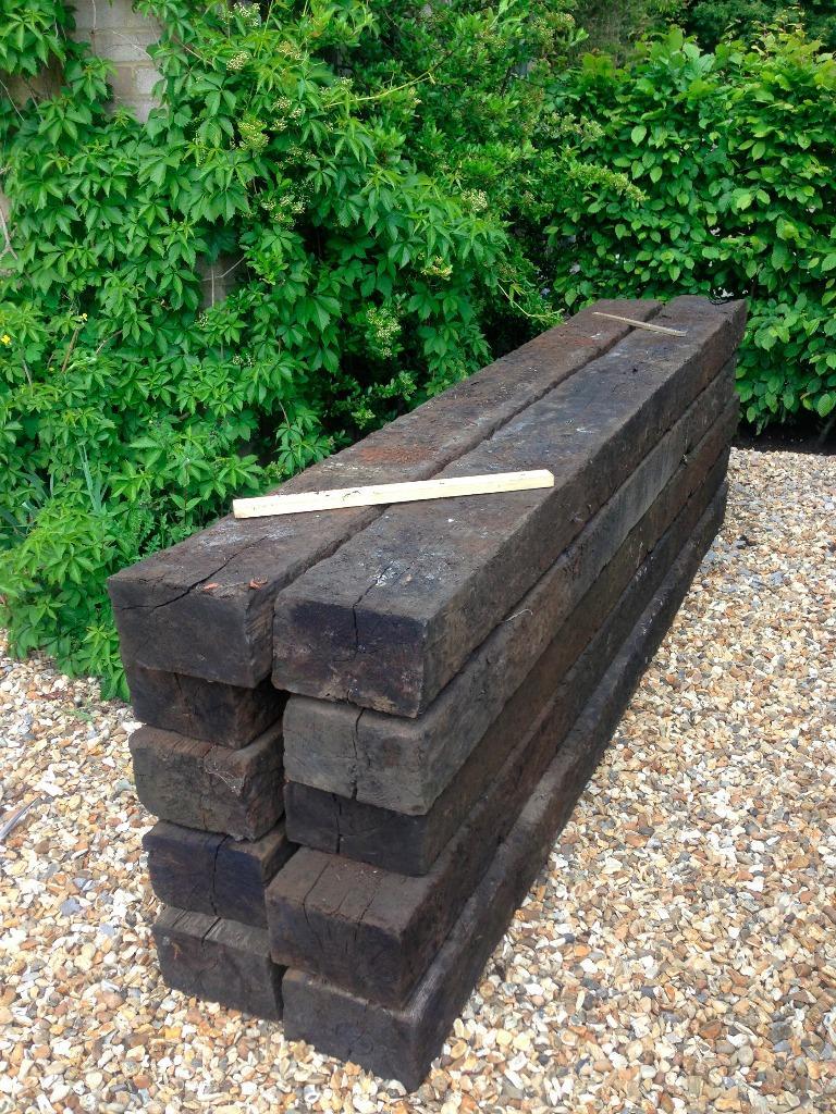 Ten Excellent Quality Railway Sleepers For Sale in Andover, Hampshire