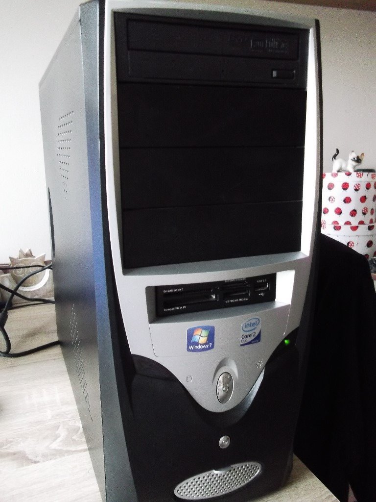 Desktop Computer Tower PC Windows 7 Pro 4GB RAM 250GB HDD Intel Core 2