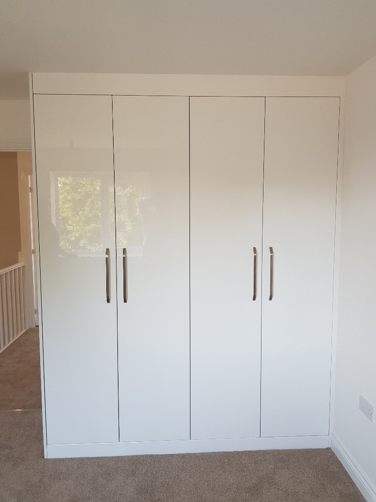 Glossy White Wardrobe in Morpeth, Northumberland Gumtree