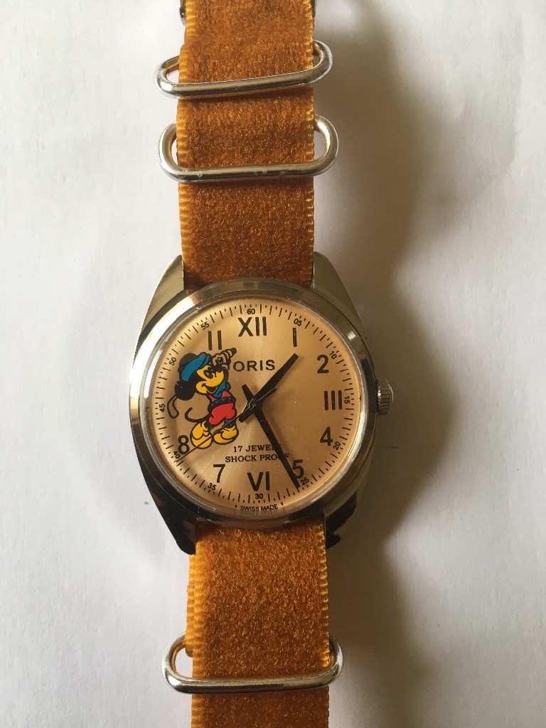 mechanical mickey mouse watch